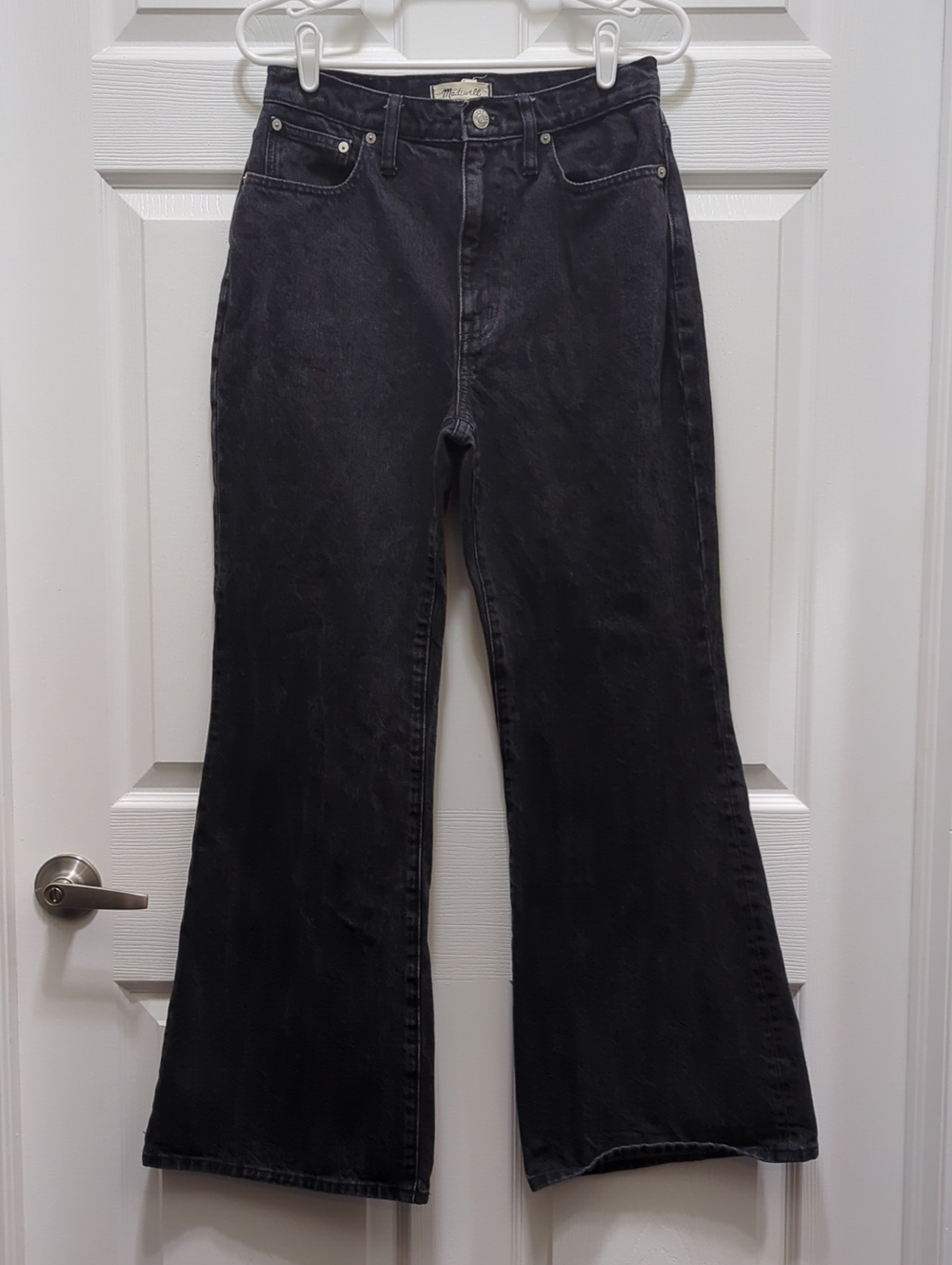 Madewell Black Flare Jeans
